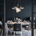 LIGHT PRESTIGE lampa wisząca Marissa Ring złota LED CCT żyrandol LP-2515/1P GD