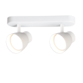 LIGHT PRESTIGE  reflektorki na listwie Dravo 2 spot biały 2xGU10  wymienne LP-9523/2WS WH