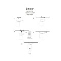 Reflektor SNOW 1 biały spot LP-731/1W WH LIGHT PRESTIGE