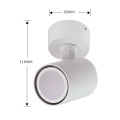 Reflektor SNOW 1 biały spot LP-731/1W WH LIGHT PRESTIGE