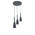 Lampa wisząca SOLIN 3 szary zwis LP-181/3P GR LIGHT PRESTIGE