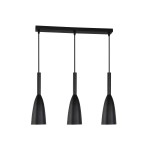 Lampa wisząca SOLIN 3 czarny zwis LP-181/3L BK LIGHT PRESTIGE