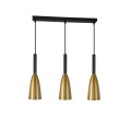 Lampa wisząca SOLIN 3 czarny zwis LP-181/3L GD LIGHT PRESTIGE