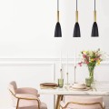 Lampa wisząca SOLIN 3 czarny zwis LP-181/3L BK/GD LIGHT PRESTIGE