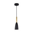 Lampa wisząca SOLIN 1 czarny zwis LP-181/1P BK/GD LIGHT PRESTIGE