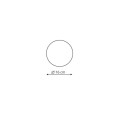 Lampa sufitowa PLATILLO 16 CM 3000K biały plafon LP-8102/1C-6W WH LIGHT PRESTIGE