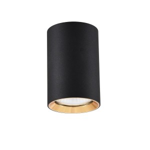 Reflektor NATYNKOWA MANACOR 9 CM - czarny spot LP-232/1D - 90 BK/GD LIGHT PRESTIGE