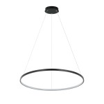 Lampa wisząca RING ŚREDNIA 3000K czarny zwis LP-909/1P M BK LIGHT PRESTIGE