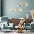 Lampa wisząca MIDWAY SHINY 3000K złoty zwis LP-033/1P L GD Shiny LIGHT PRESTIGE