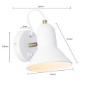 Kinkiet ASTAMA biały LP-1122/1W WH LIGHT PRESTIGE