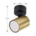 Reflektor SNOW 1 złoty spot LP-731/1W GD LIGHT PRESTIGE