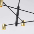 Lampa wisząca SNOW 6 złoty zwis LP-731/6P GD LIGHT PRESTIGE
