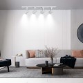 Reflektor ZESTAW OŚWIETLENIA SZYNOWEGO SNOW SET 1F biały szynowy LP-737 WH SET LIGHT PRESTIGE