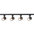 Reflektor ZESTAW OŚWIETLENIA SZYNOWEGO SNOW SET 1F czarny szynowy LP-737 BK SET LIGHT PRESTIGE