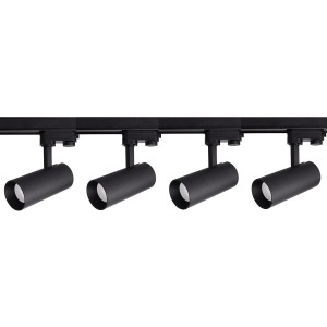 Reflektor ZESTAW OŚWIETLENIA SZYNOWEGO ICE SET 3F czarny spot LP-732 4W BK SET LIGHT PRESTIGE
