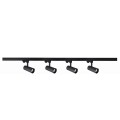 Reflektor ZESTAW OŚWIETLENIA SZYNOWEGO ICE SET 3F czarny spot LP-732 4W BK SET LIGHT PRESTIGE