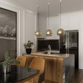 Lampa wisząca PALLA złoty zwis LP-2844/1P GD LIGHT PRESTIGE