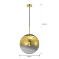 Lampa wisząca PALLA złoty zwis LP-2844/1P GD LIGHT PRESTIGE