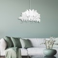 Lampa wisząca FARFALLA biały zwis LP-3439/1P WHITE LIGHT PRESTIGE