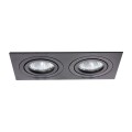 Oprawa podtynkowa METIS 2 czarny oczko LP-2780/2RS BK LIGHT PRESTIGE