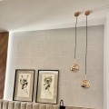 Lampa wisząca PALLA złoty zwis LP-2844/1P S GD LIGHT PRESTIGE