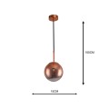 Lampa wisząca PALLA złoty zwis LP-2844/1P S MI LIGHT PRESTIGE