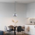 Lampa wisząca PALLA transparentny zwis LP-2844/1P S CH LIGHT PRESTIGE