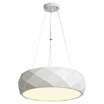 Lampa wisząca REUS biały zwis LP-8069/1P WH LIGHT PRESTIGE