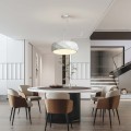 Lampa wisząca REUS biały zwis LP-8069/1P WH LIGHT PRESTIGE