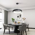 Lampa wisząca REUS 4000K czarny zwis LP-8069/1P LED BK LIGHT PRESTIGE