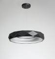 Lampa wisząca REUS 4000K czarny zwis LP-8069/1P LED BK LIGHT PRESTIGE
