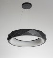 Lampa wisząca REUS 4000K czarny zwis LP-8069/1P LED BK LIGHT PRESTIGE