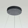 Lampa wisząca REUS 4000K czarny zwis LP-8069/1P LED BK LIGHT PRESTIGE