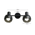 Reflektor REUS czarny spot LP-8069/2WS BK LIGHT PRESTIGE
