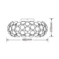 Lampa sufitowa OZDOBNY FERRARA 3XE15 chrom plafon LP-17060/3C LIGHT PRESTIGE