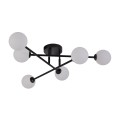 Lampa sufitowa DORADO czarny plafon LP-002/6C BK LIGHT PRESTIGE