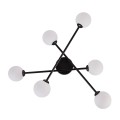 Lampa sufitowa DORADO czarny plafon LP-002/6C BK LIGHT PRESTIGE