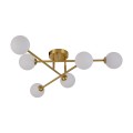 Lampa sufitowa DORADO złoty plafon LP-002/6C LIGHT PRESTIGE
