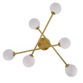 Lampa sufitowa DORADO złoty plafon LP-002/6C LIGHT PRESTIGE