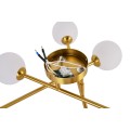 Lampa sufitowa DORADO złoty plafon LP-002/6C LIGHT PRESTIGE