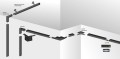 Reflektor MAGNETIC ŁĄCZNIK WEWNĘTRZNY czarny szynowy LP-553-MAG-BK LIGHT PRESTIGE