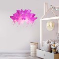 Lampa wisząca FARFALLA CIEMNY RÓŻ różowy zwis LP-3439/1P dark pink LIGHT PRESTIGE