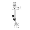 Lampa wisząca CANTOS 4000K transparentny zwis LP-1114/3C LIGHT PRESTIGE