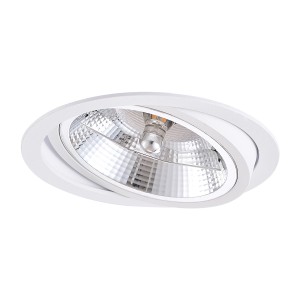 Oprawa podtynkowa RUCHOME PODTYNKOWE NERO biały oczko LP-4424/1RS WH movable LIGHT PRESTIGE