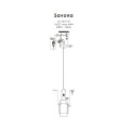 Lampa wisząca SAVONA srebrny zwis LP-707/1P LIGHT PRESTIGE