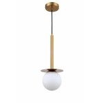 Lampa wisząca ROMA 1 złoty zwis LP-1345/1P GD LIGHT PRESTIGE