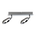 Lampa sufitowa CARRARA 3000K chrom plafon LP-1864/2W LIGHT PRESTIGE