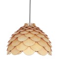 Lampa wisząca WISZACA BURGO MAŁA drewno zwis LP-101335/1P S LIGHT PRESTIGE