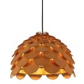 Lampa wisząca WISZACA BURGO MAŁA drewno zwis LP-101335/1P S LIGHT PRESTIGE