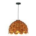 Lampa wisząca BURGO DUŻA drewno zwis LP-101335/1P L LIGHT PRESTIGE